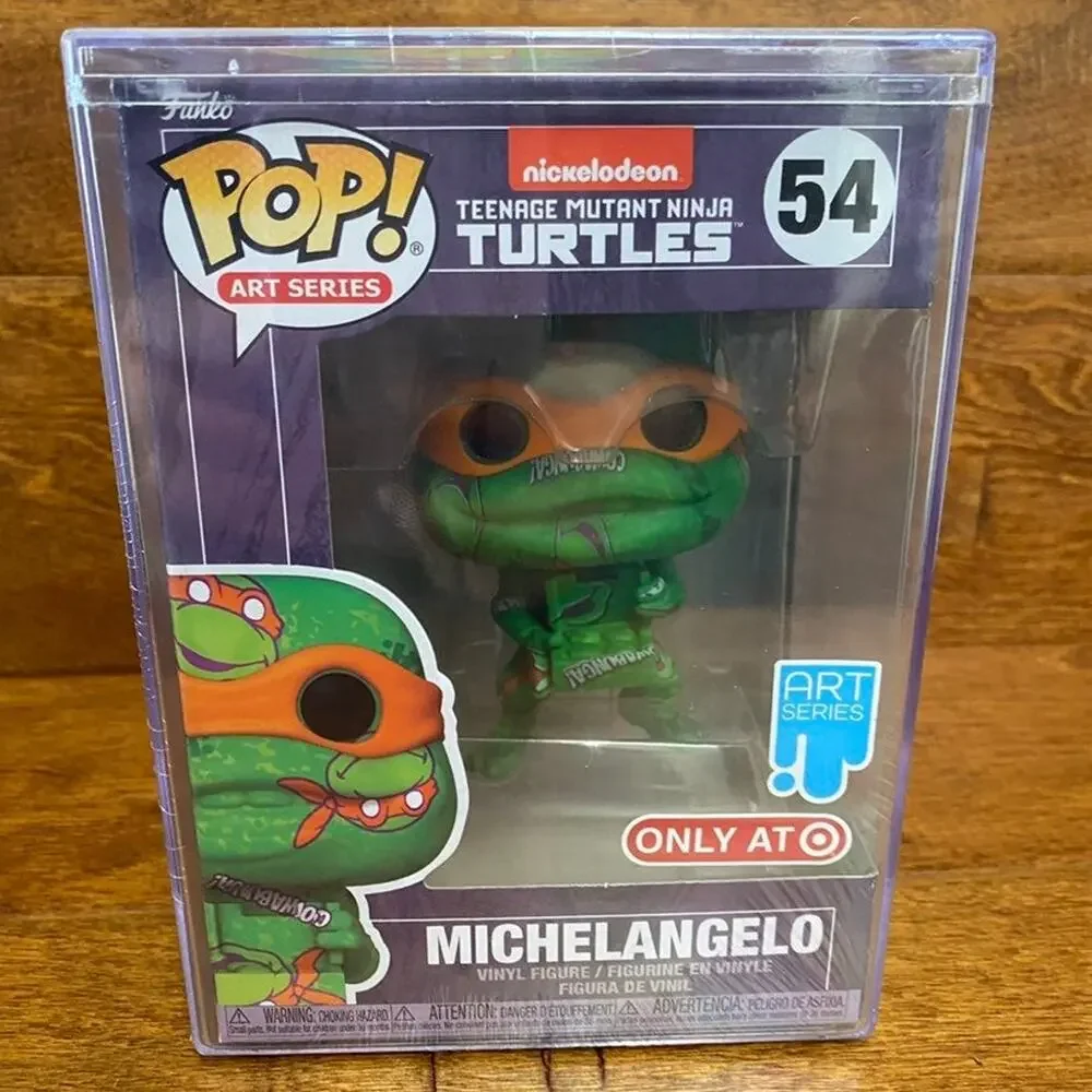 FUNKO POP Art Series Teenage Mutant Ninja Turtles Michelangelo 54 4 Inch
